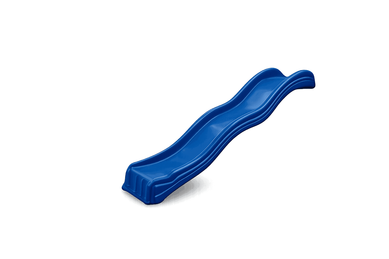 Blue wave slide for a custom sensory gym